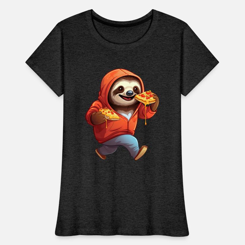 Sloth with Pizza: The Funny Fast Food Jogger