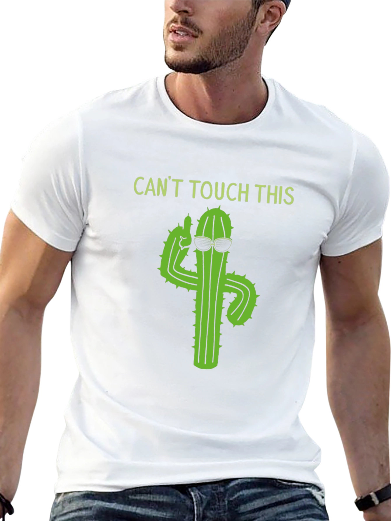 Cool Cactus Graphic Tee - Cant Touch This!