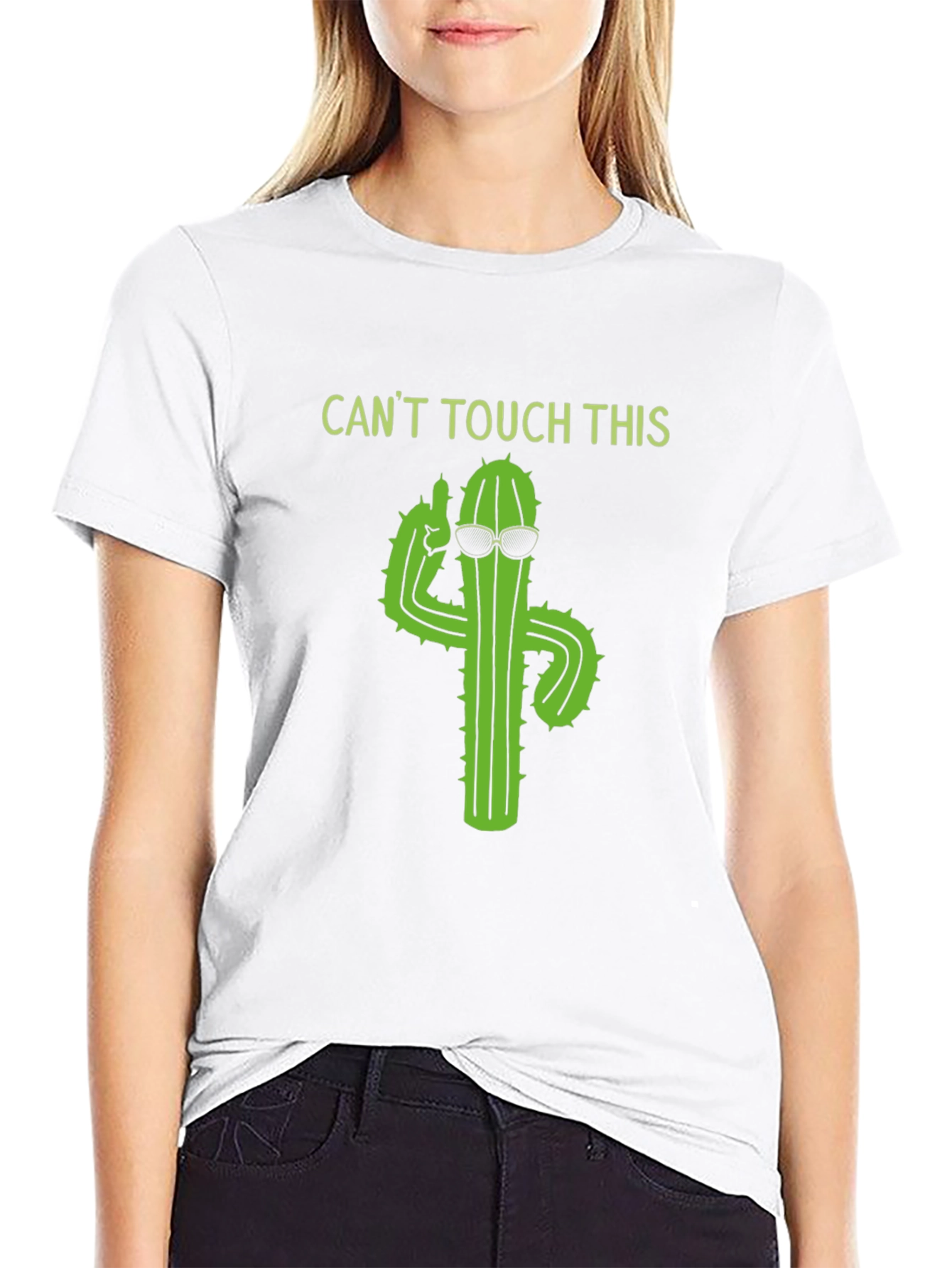 Cool Cactus Graphic Tee - Cant Touch This!