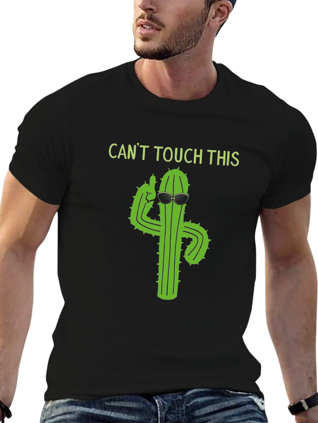 Cool Cactus Graphic Tee - Cant Touch This!