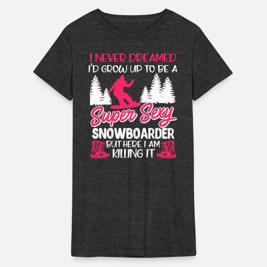 Snowboard Women Super Sexy Snowboarder