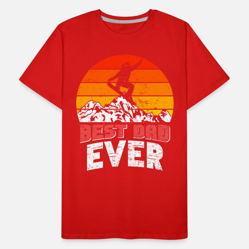 Snowboarder Best Dad Ever Snowboarding Freestyle