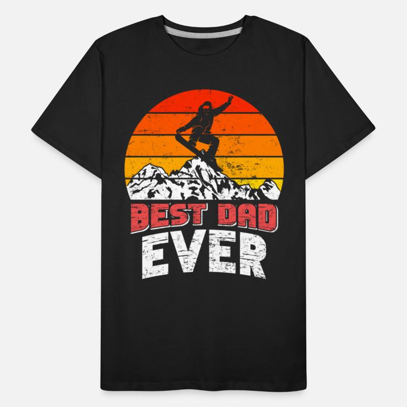 Snowboarder Best Dad Ever Snowboarding Freestyle