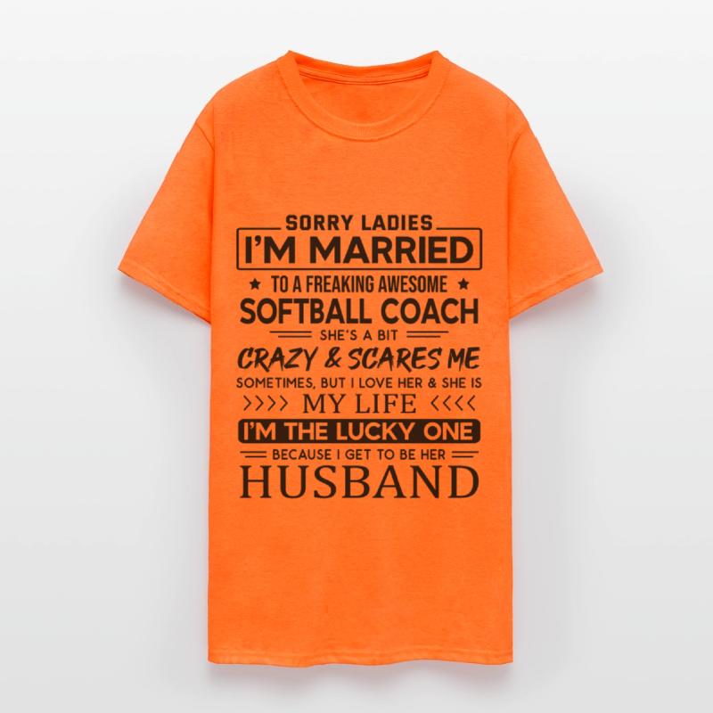 Softball Coach Funny Saying For Husband