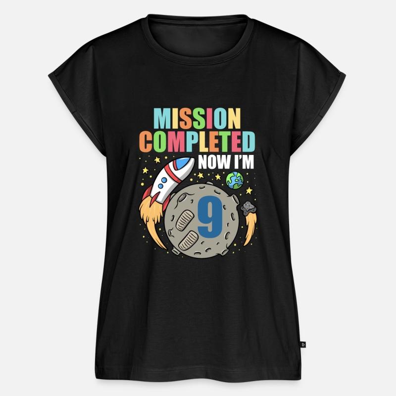 Space Birthday 9 Astronaut Planets Rocket Ship