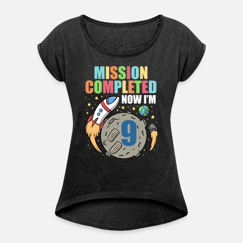 Space Birthday 9 Astronaut Planets Rocket Ship