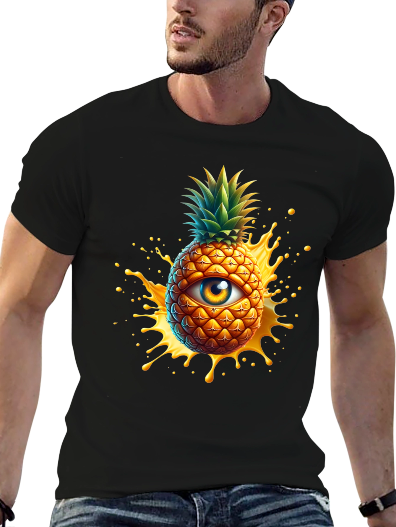 Pineapple Eye Graphic T-Shirt