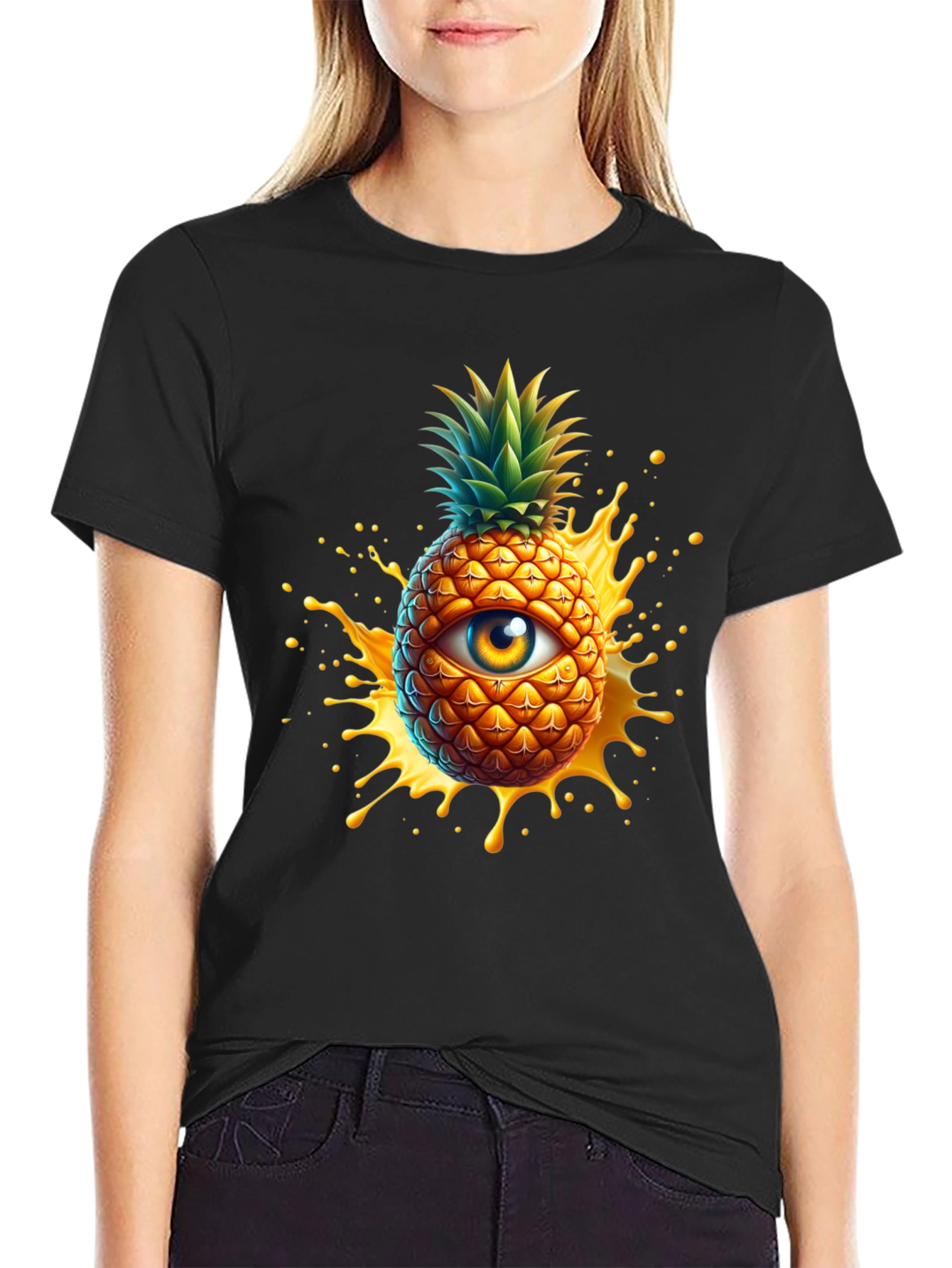 Pineapple Eye Graphic T-Shirt