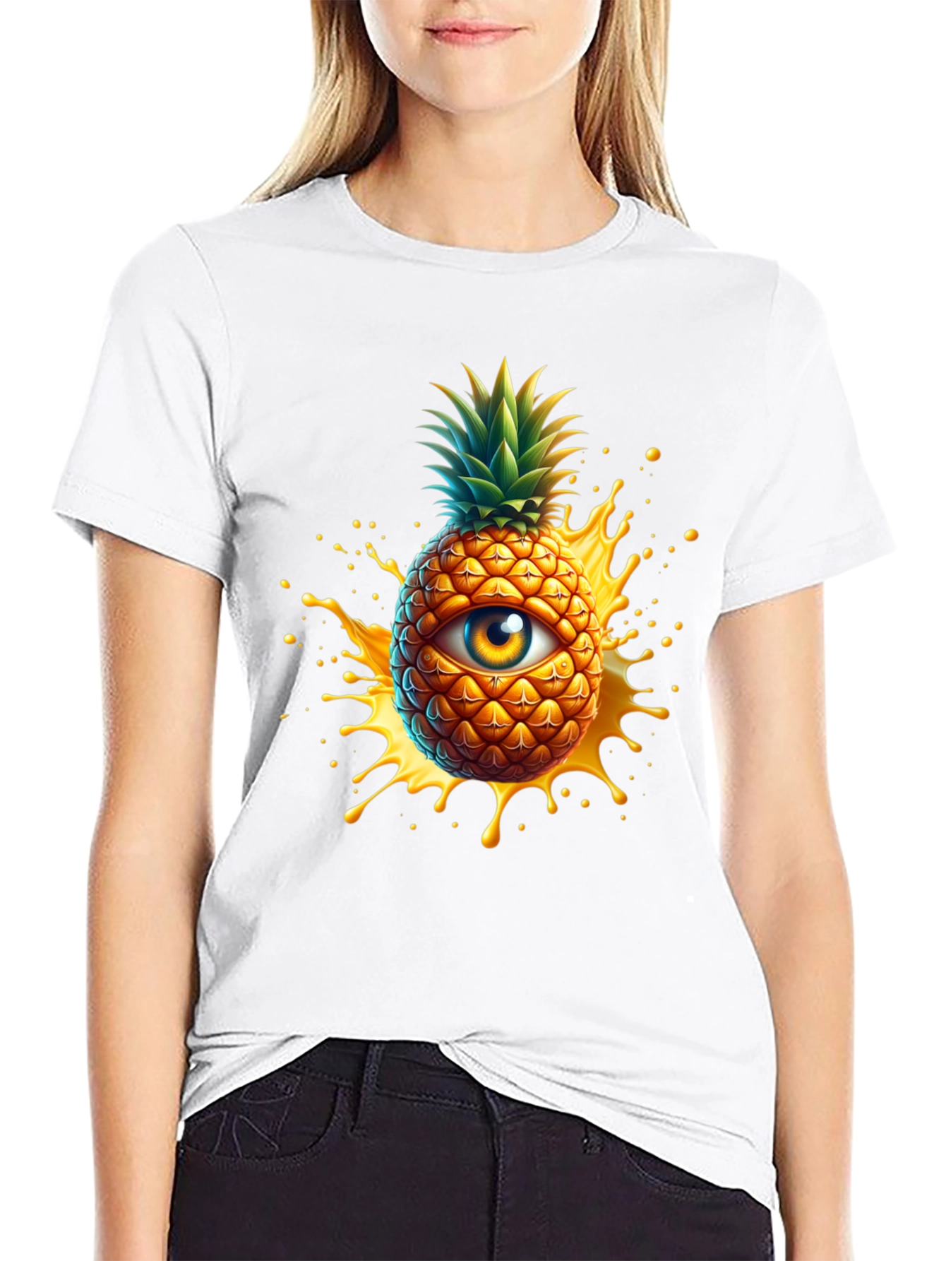 Pineapple Eye Graphic T-Shirt