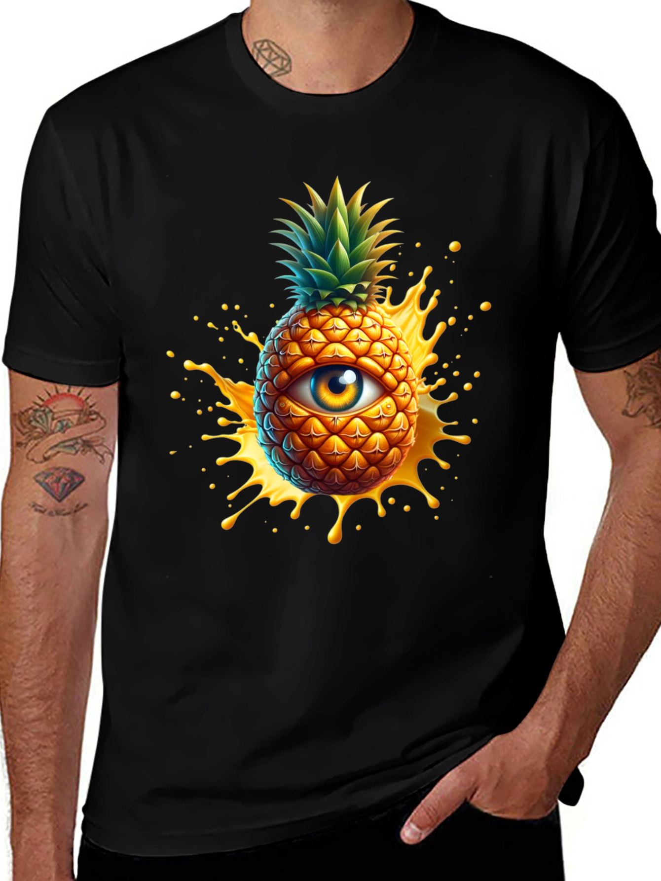 Pineapple Eye Graphic T-Shirt