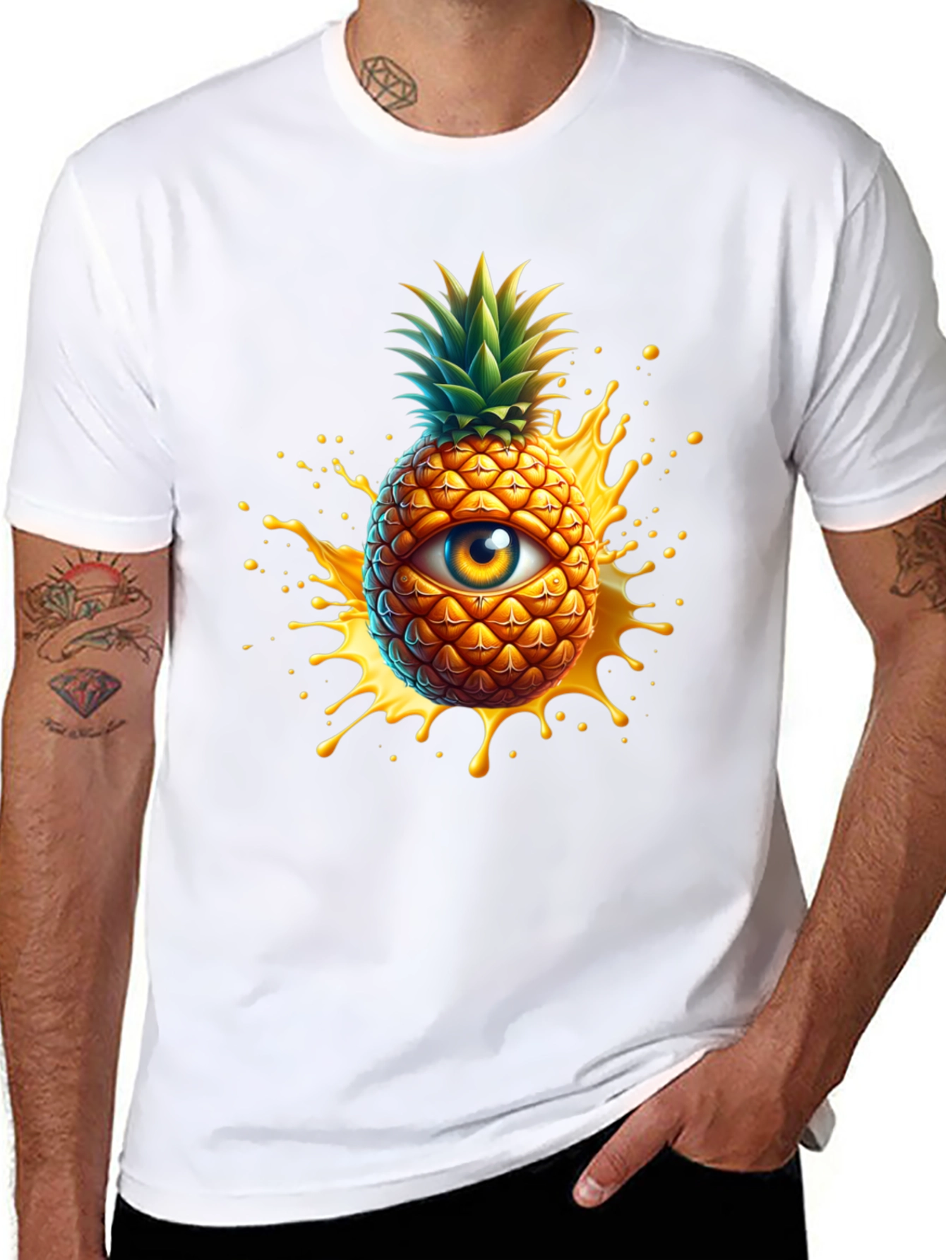 Pineapple Eye Graphic T-Shirt