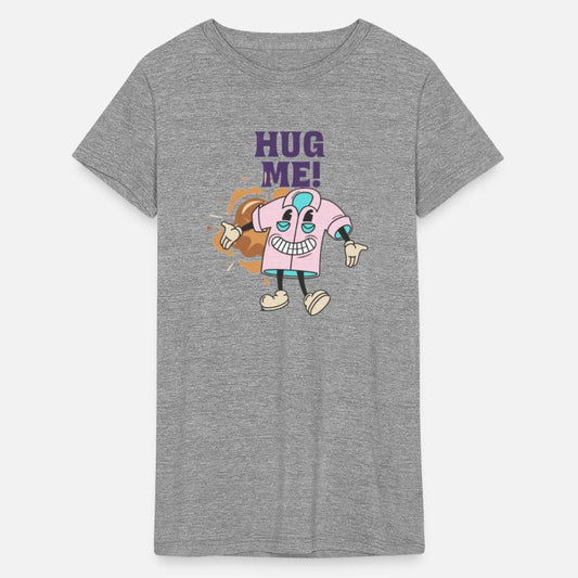 Spread Some Love with Funny & Cute Hug Me Cartoon