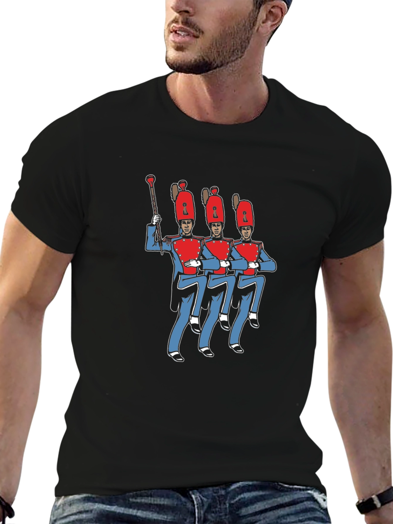 Marching Band Graphic Tee - Black T-Shirt