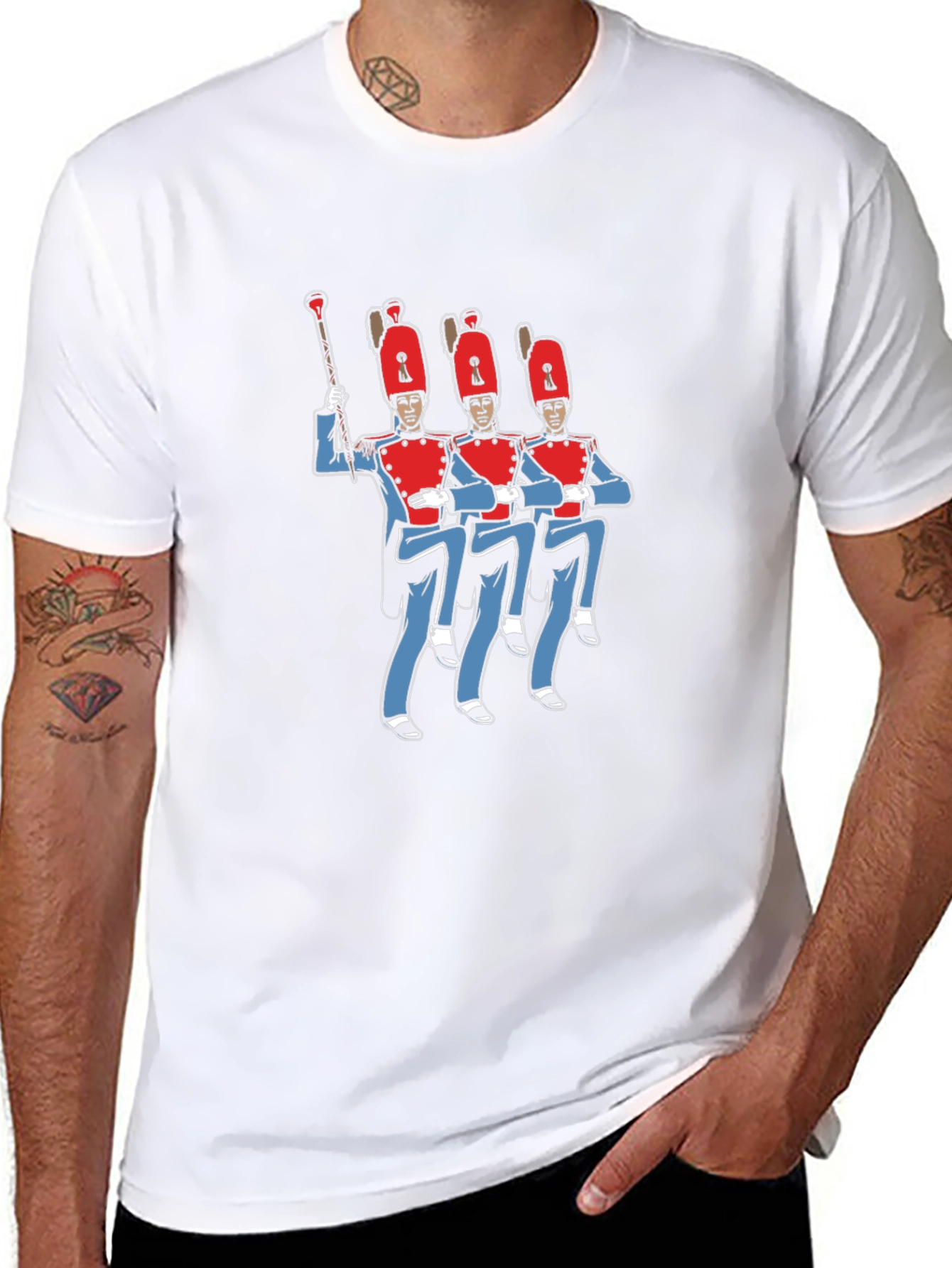 Marching Band Graphic Tee - Black T-Shirt