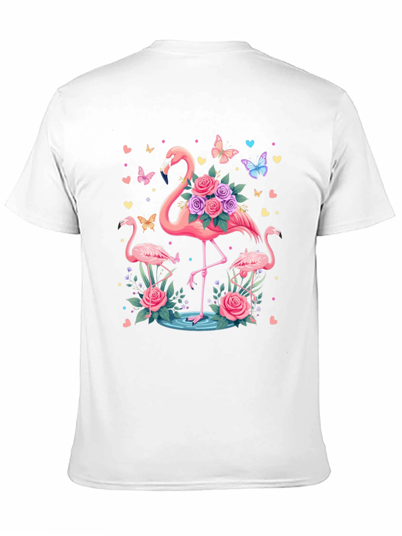Flamingo Floral Graphic Tee