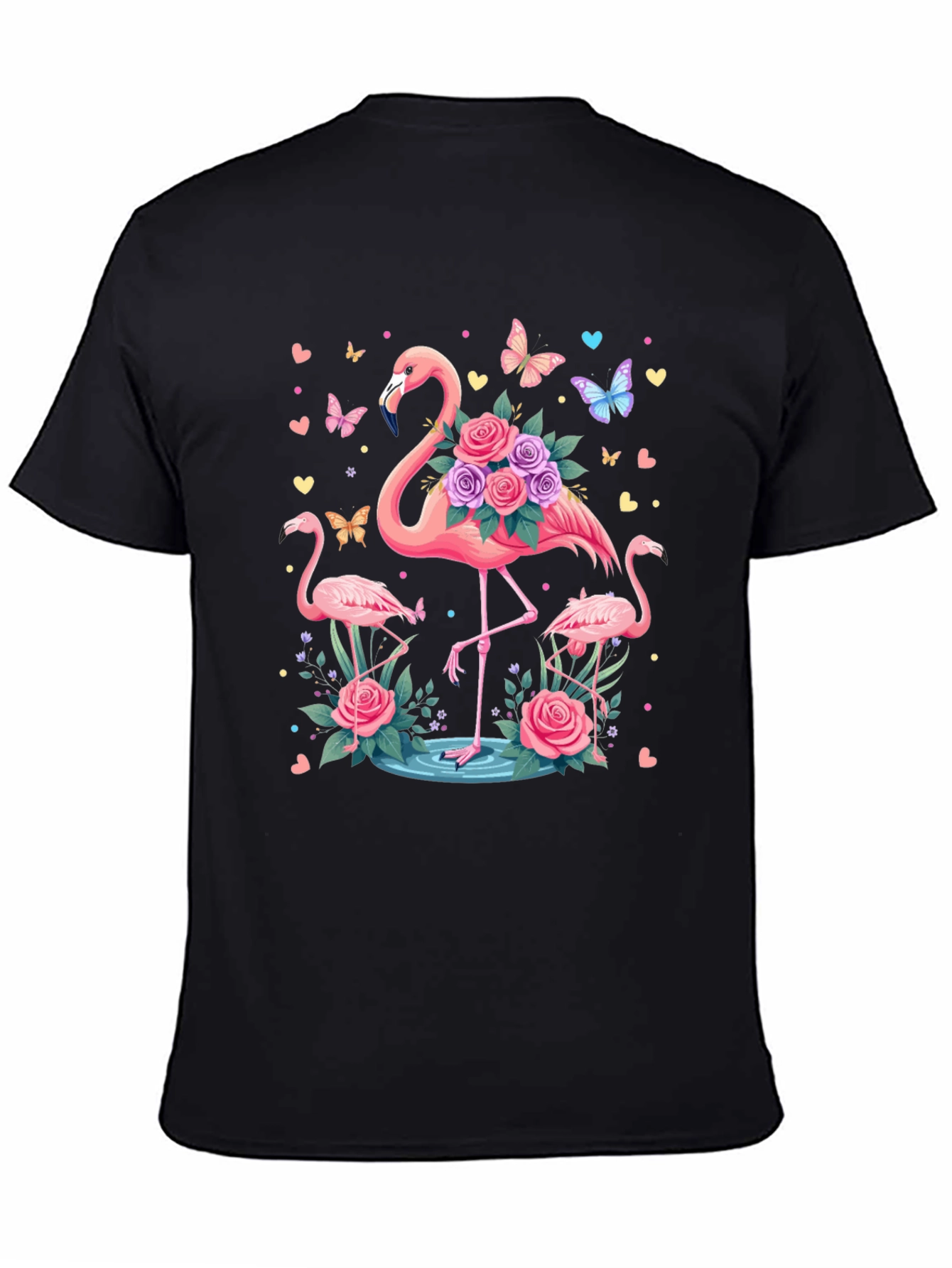 Flamingo Floral Graphic Tee
