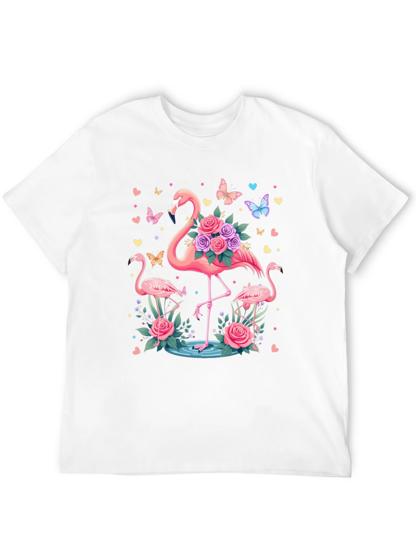 Flamingo Floral Graphic Tee