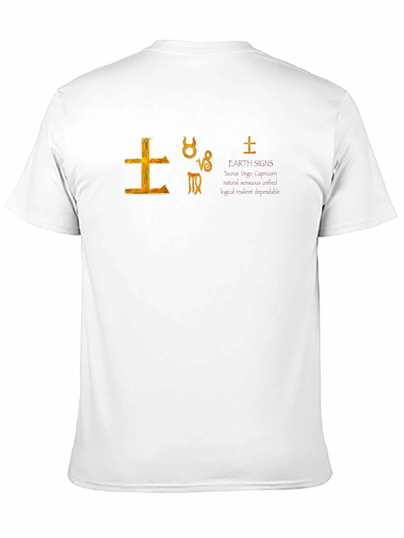 Earth Signs Graphic Tee - Astrology T-Shirt