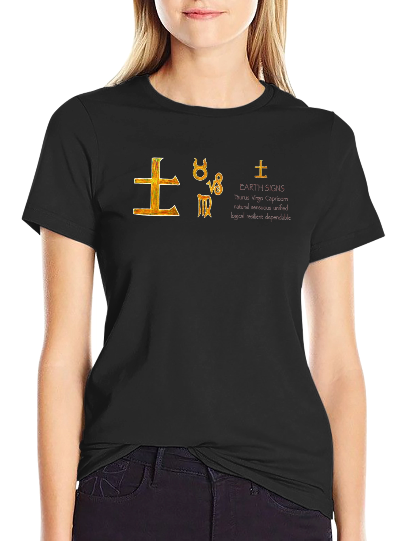 Earth Signs Graphic Tee - Astrology T-Shirt