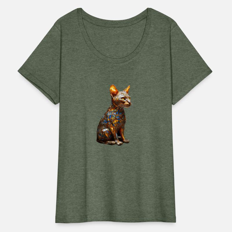 Stained Glass Abyssinian kitten