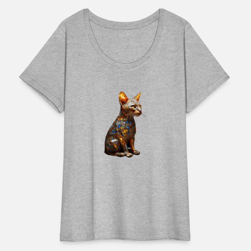 Stained Glass Abyssinian kitten