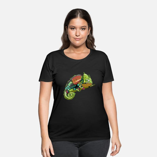 Steam Punk Mechanical Colorful Iguana