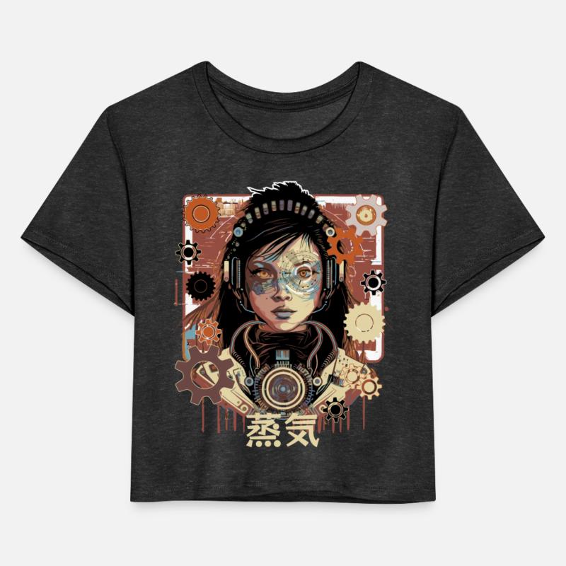 Steampunk Robot Girl Japanese Anime Cyborg