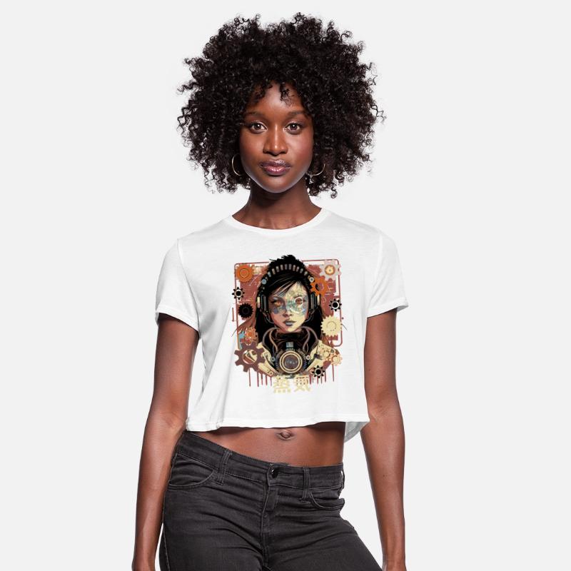 Steampunk Robot Girl Japanese Anime Cyborg