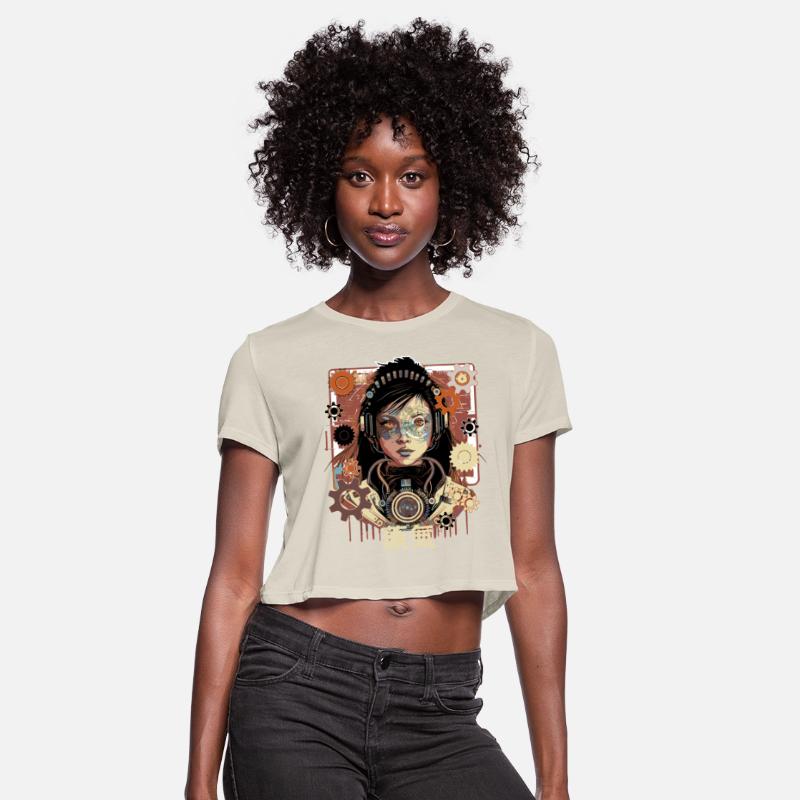 Steampunk Robot Girl Japanese Anime Cyborg