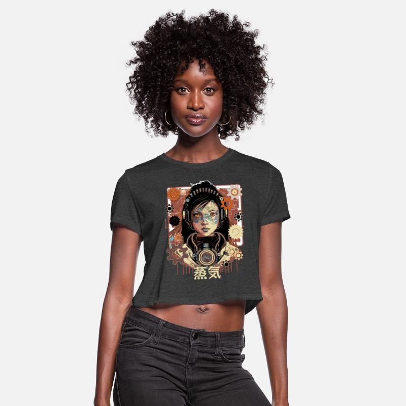 Steampunk Robot Girl Japanese Anime Cyborg