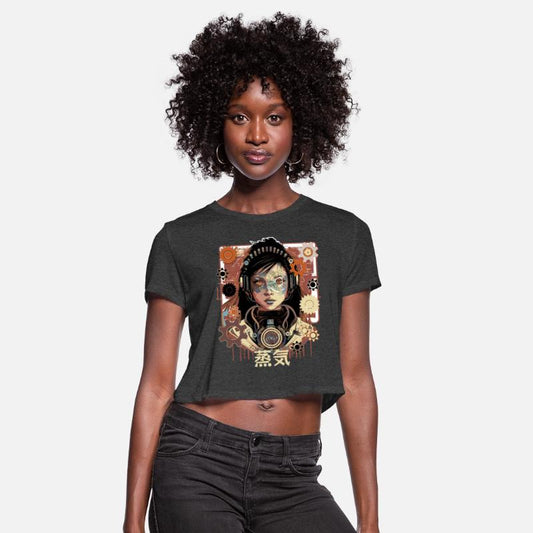 Steampunk Robot Girl Japanese Anime Cyborg