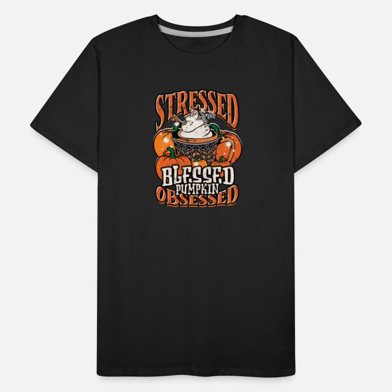 Stressed Blessed Pumpkin Obsessed - pumpkin