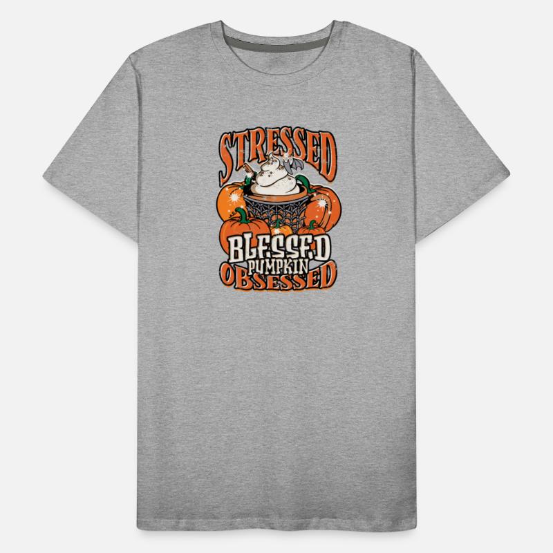 Stressed Blessed Pumpkin Obsessed - pumpkin