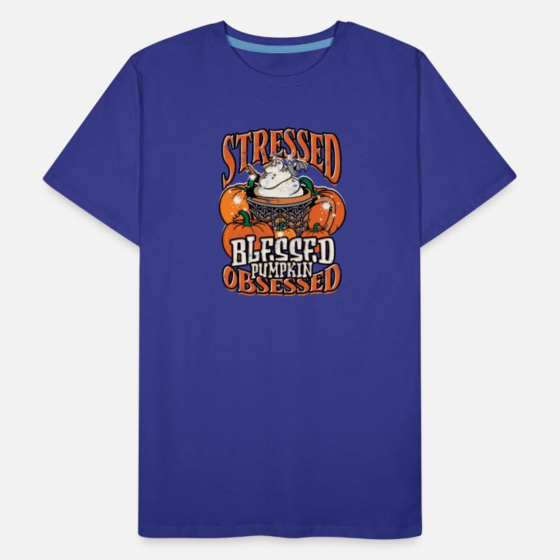Stressed Blessed Pumpkin Obsessed - pumpkin