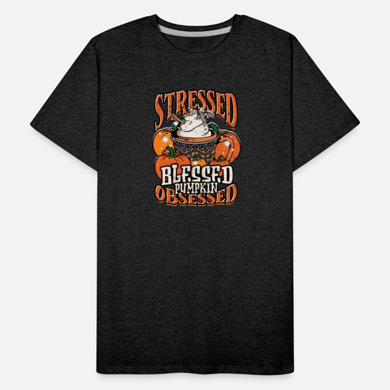 Stressed Blessed Pumpkin Obsessed - pumpkin