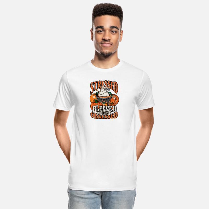 Stressed Blessed Pumpkin Obsessed - pumpkin