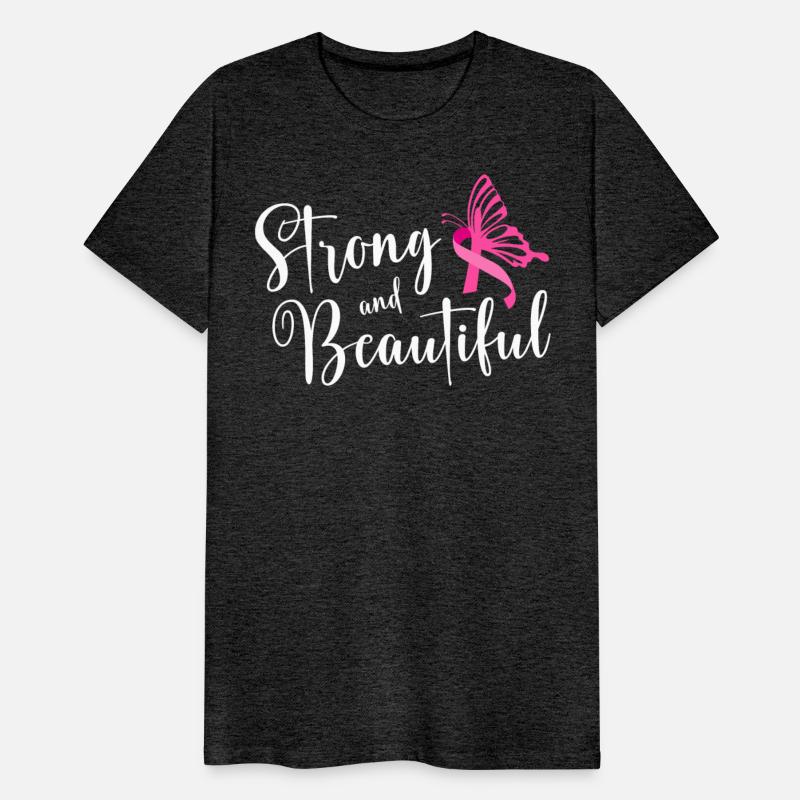 Strong Breast Cancer Awareness Pink Ribbon