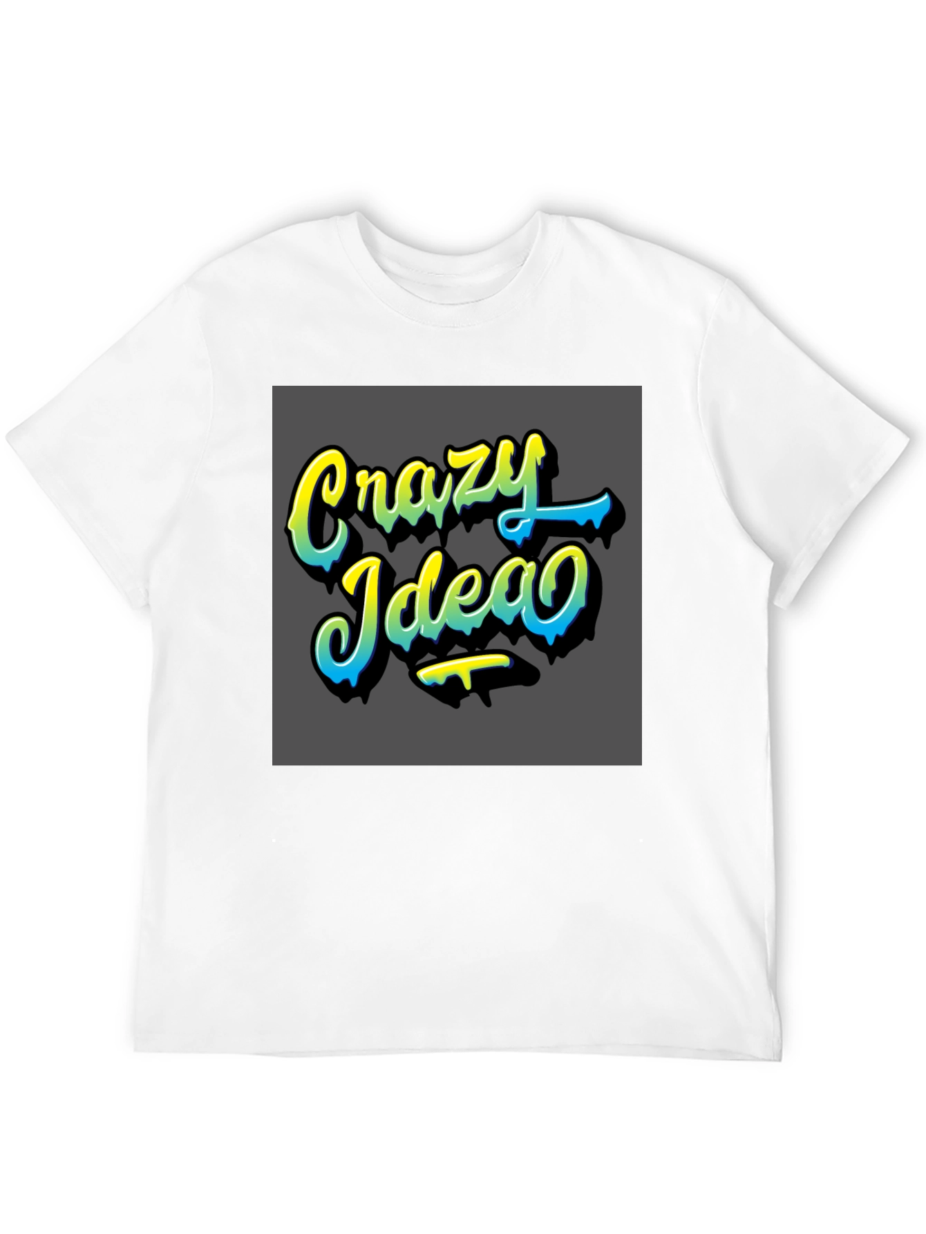 Crazy Idea Graphic T-Shirt - Trendy Design