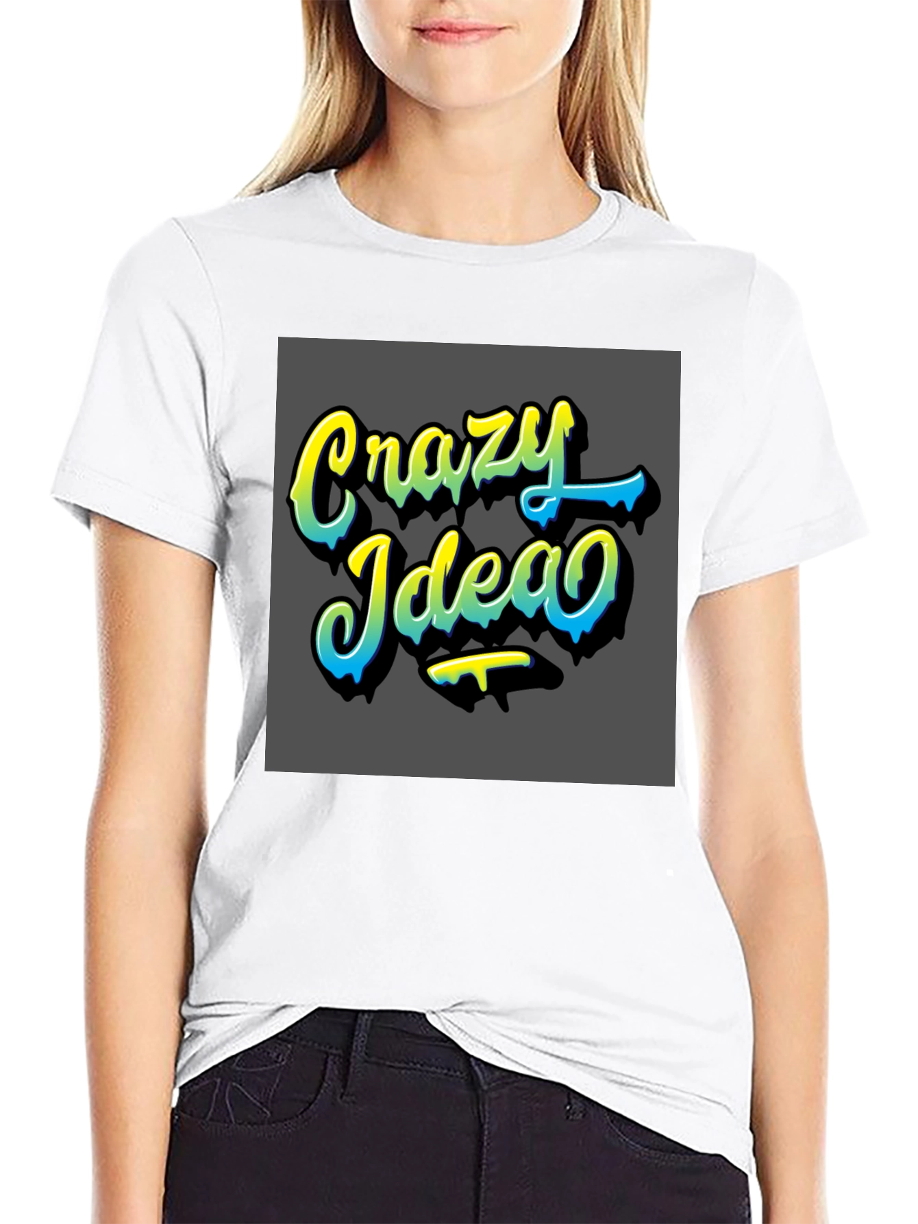 Crazy Idea Graphic T-Shirt - Trendy Design