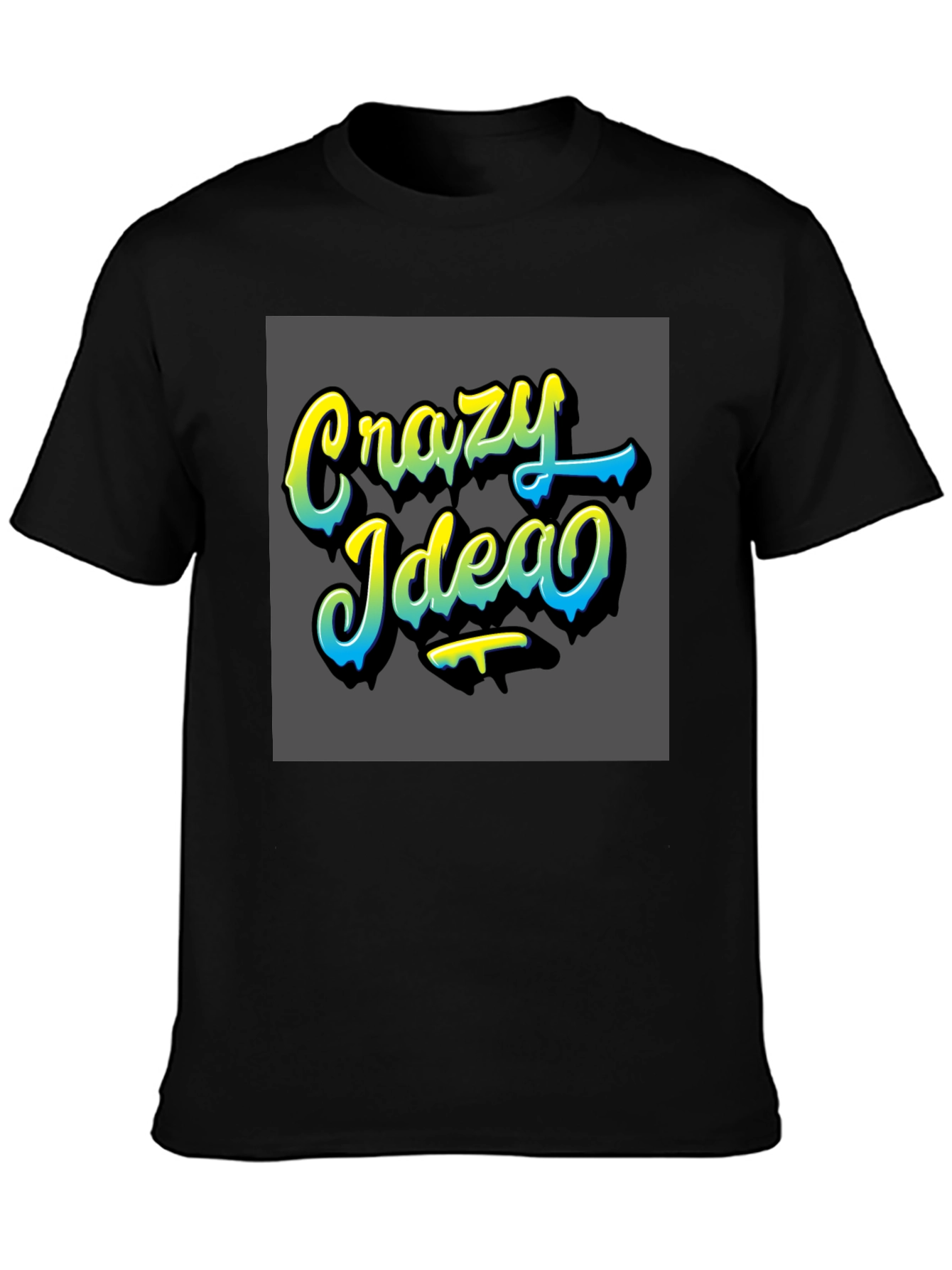 Crazy Idea Graphic T-Shirt - Trendy Design