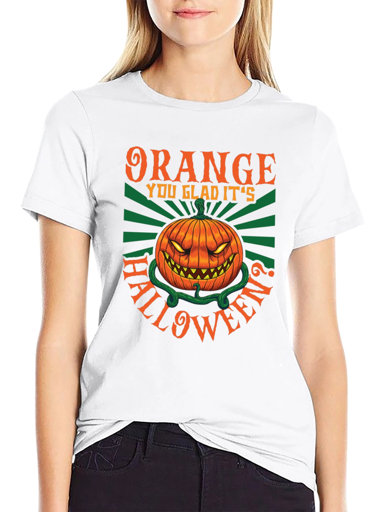 Orange You Glad Halloween Tee