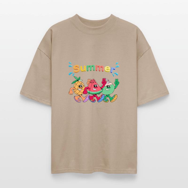 Summer with three fruits.