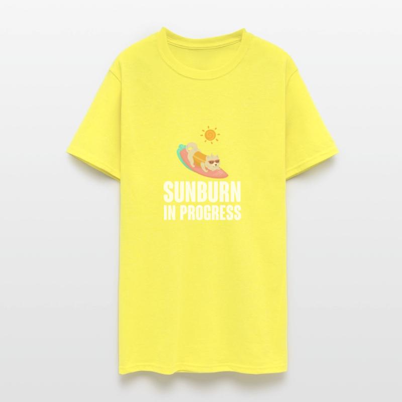 Sun burn In Progress Sunbathing Summertime