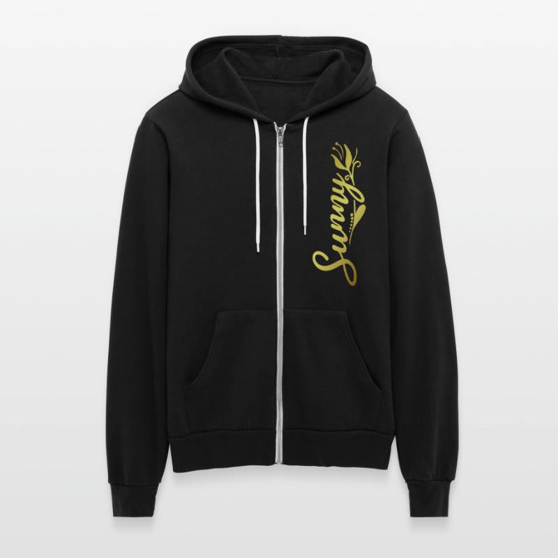 Sunny Name Faux Gold Tulip Flourish