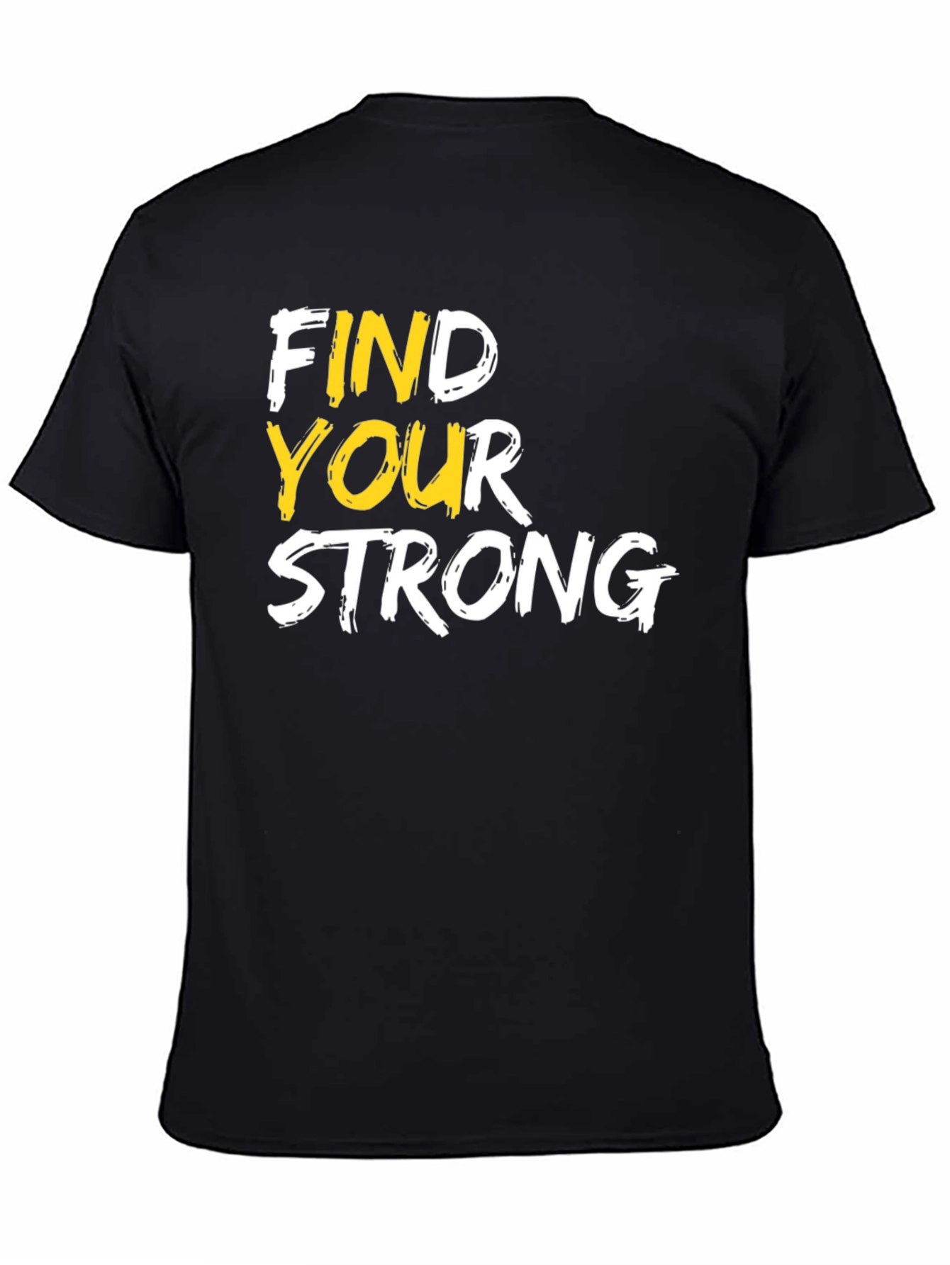 Find Your Strong Graphic Tee - Black