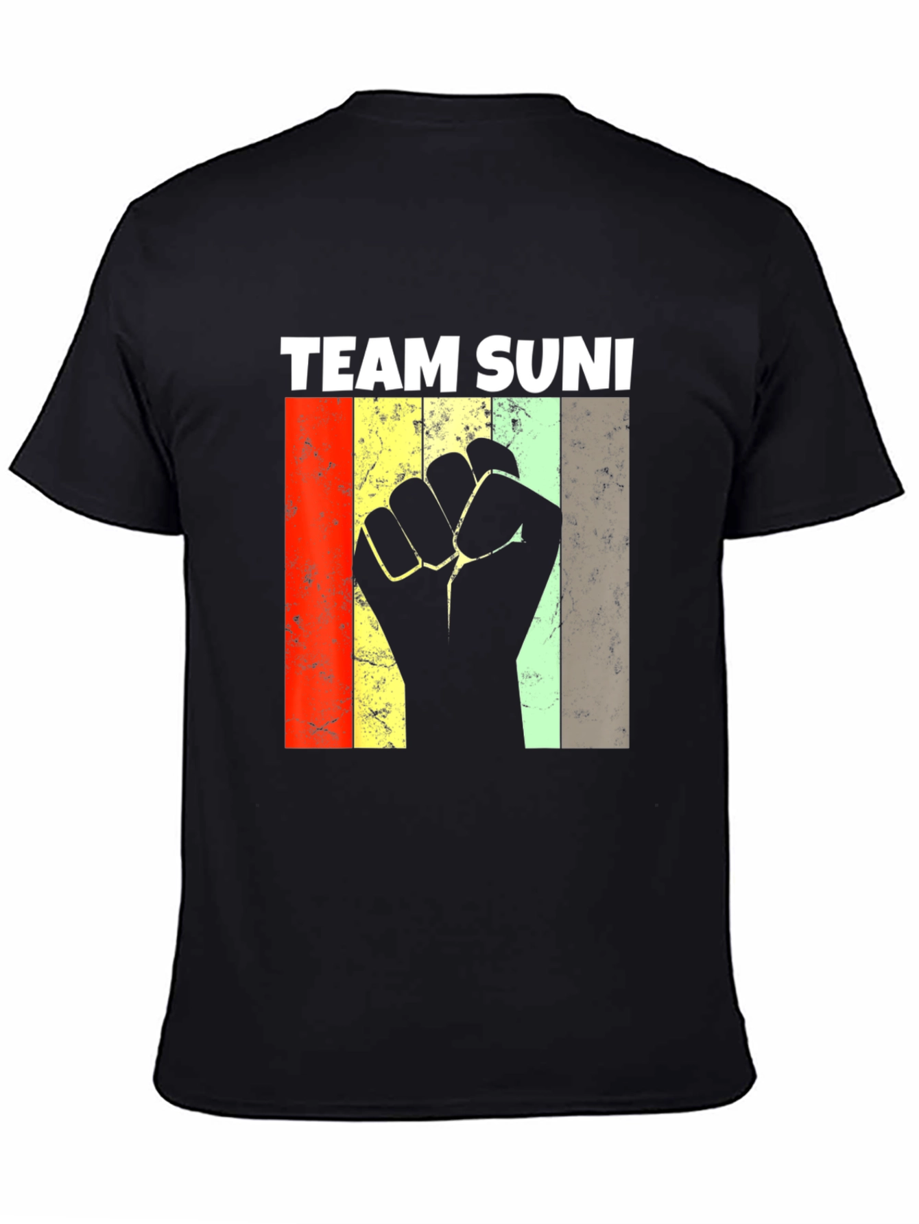 Team Suni Fist Graphic Tee - Black Unisex