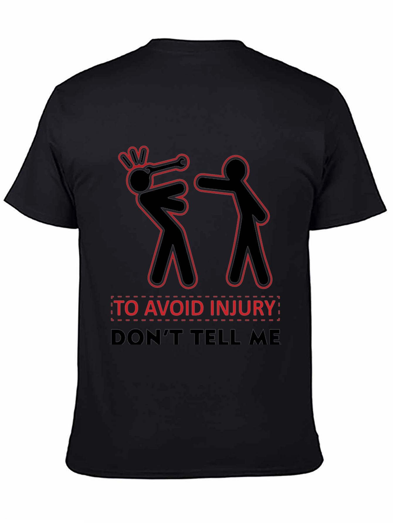 Avoid Injury T-Shirt Funny Graphic Tee Humor