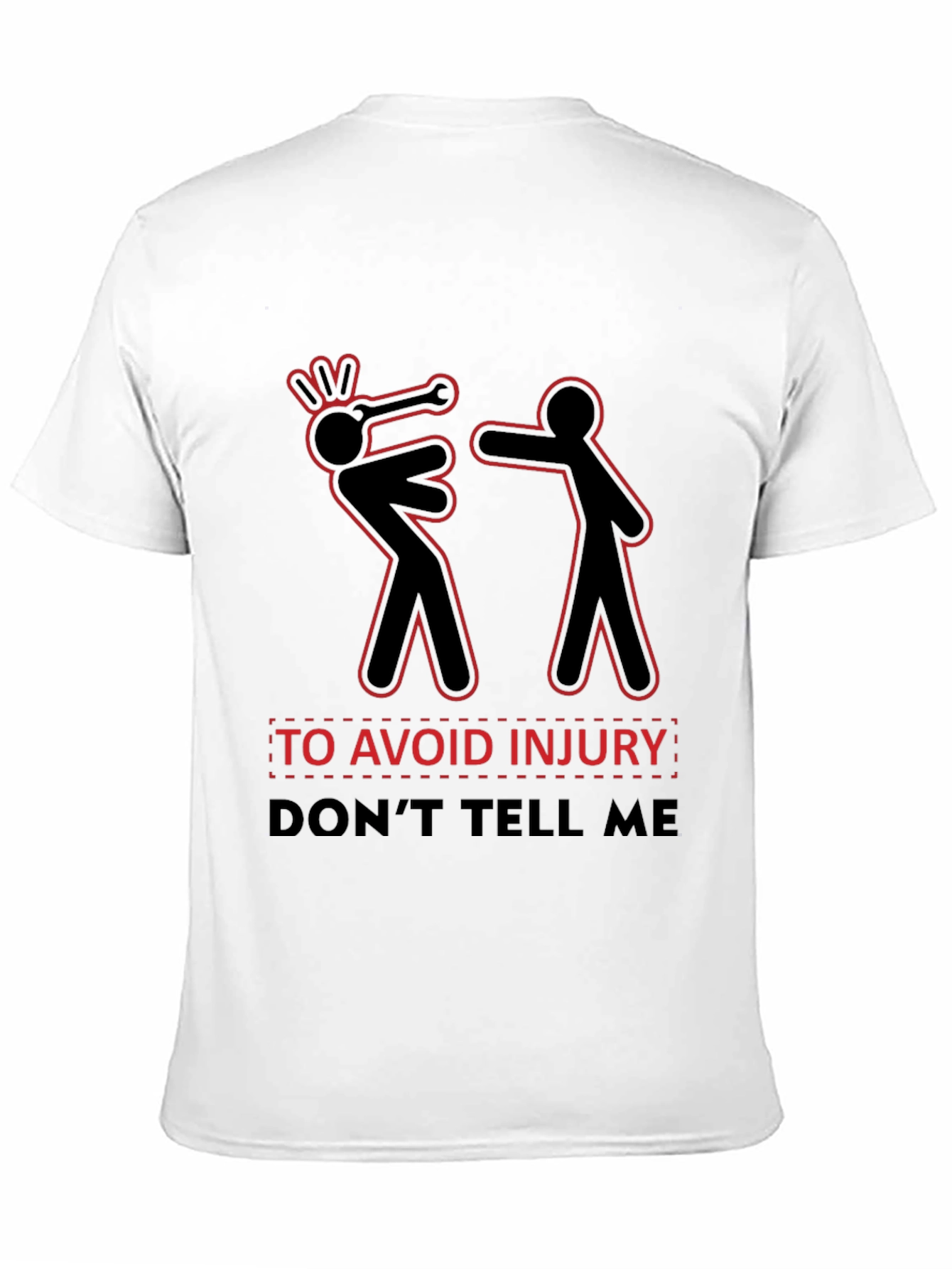 Avoid Injury T-Shirt Funny Graphic Tee Humor