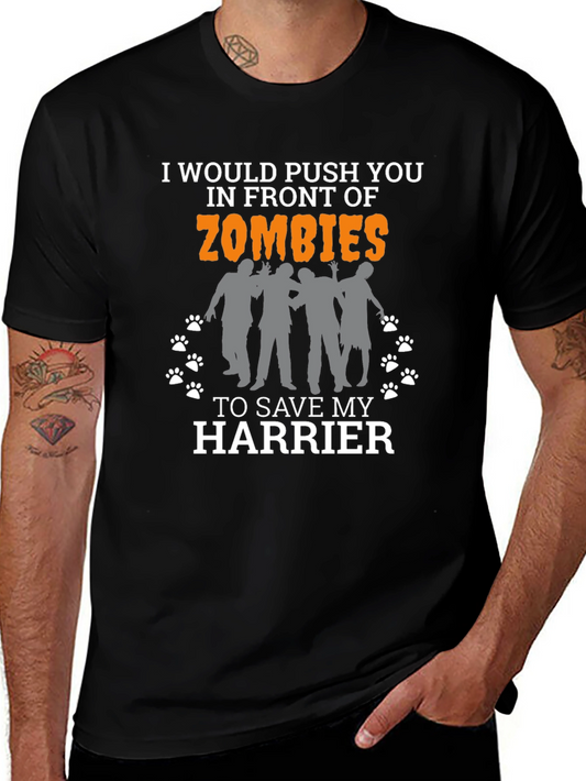 Zombie Harrier T-Shirt - Funny Graphic Tee