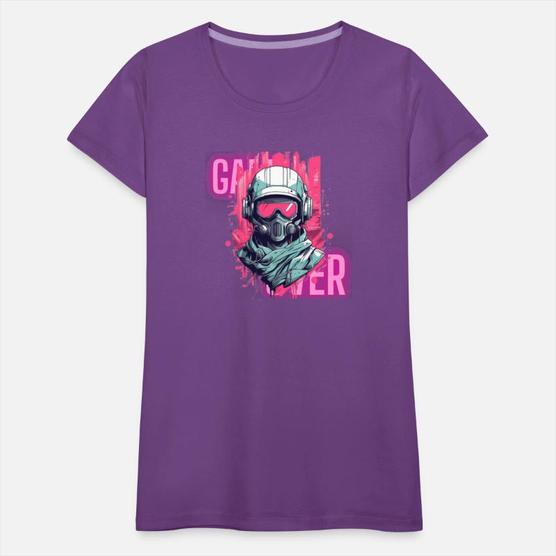 t-shirt Game Over aus Biobaumwolle